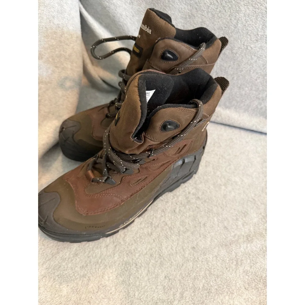 Columbia Bugabootres FG Mens 11.5 Winter Boots 400g Thinsulate Brown BM1140-238